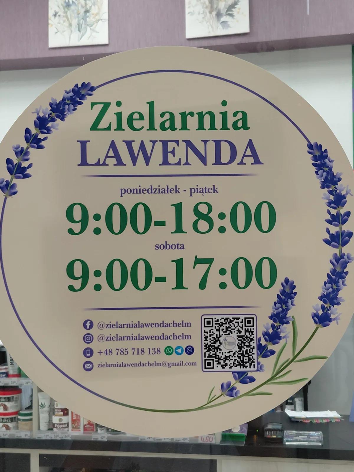 Zielarnia LAWENDA – zdjęcie sklepu